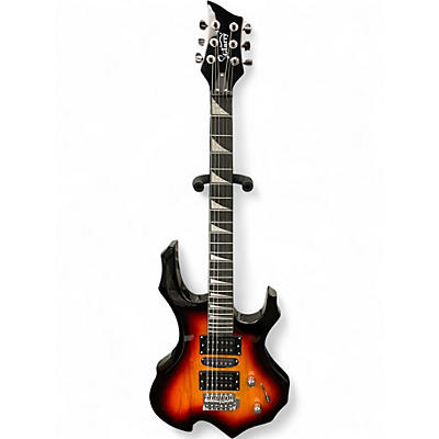 Used Glarry F STYLE SUNBURST Solid Body Electric Guitar
