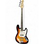 Used Glarry GP 2 Tone Sunburst Electric Bass Guitar 2 Tone Sunburst