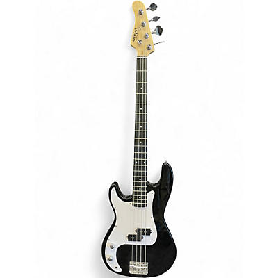 Used Glarry GP lefty Black Electric Bass Guitar