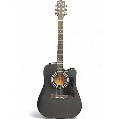 Used Glarry GT502 Satin Black Acoustic Guitar