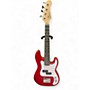 Used Glarry Mini Bass Candy Apple Red Electric Bass Guitar Candy Apple Red