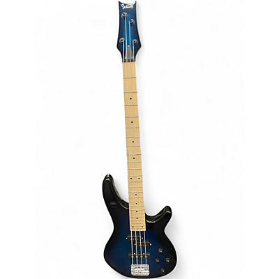 Used Glarry PJ BASS BLUE BURST Electric Bass Guitar