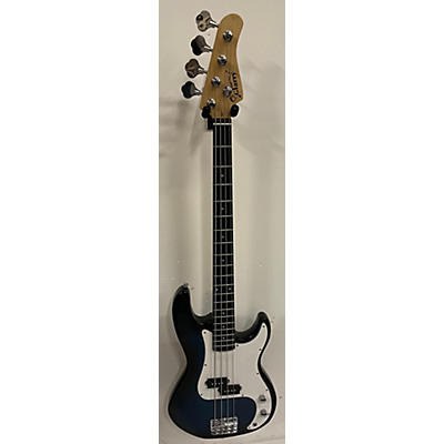 Used Glarry Precision Bass Blue Electric Bass Guitar