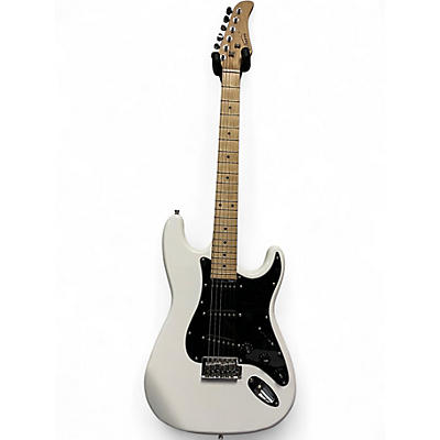 Used Glarry S Style White Solid Body Electric Guitar