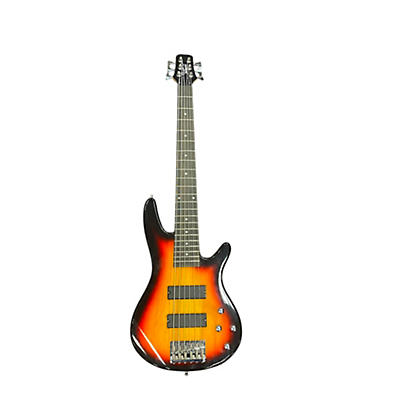 Glarry Used Glarry SIX Sunburst Electric Bass Guitar