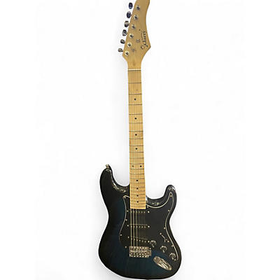 Used Glarry Stratocaster Blue Burst Solid Body Electric Guitar