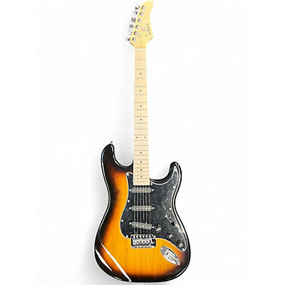 Used Glarry Stratocaster Sunburst Solid Body Electric Guitar