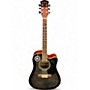 Used Glen Burton ACOUSTIC GA204 Black Acoustic Electric Guitar Black