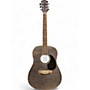 Used Glen Burton Used Glen Burton GA101FCO-BK Black And Silver Acoustic Guitar Black and Silver