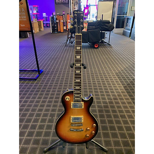 Glen Burton Used Glen Burton Single Cut 3 Tone Sunburst Solid Body Electric Guitar 3 Tone Sunburst