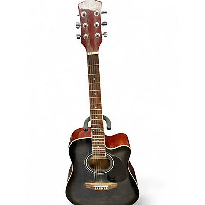 Used Glen Burton VCH009 Trans Gray Acoustic Electric Guitar