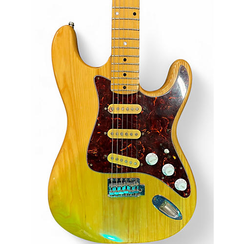 Used Global S STYLE Natural Solid Body Electric Guitar Natural