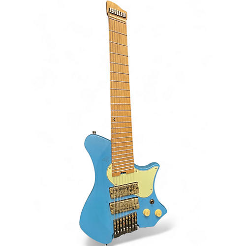 Used Goc Guitars Satya 8 String Blue Solid Body Electric Guitar Blue