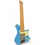 Used Goc Guitars Satya 8 String Blue Solid Body Electric Guitar Blue