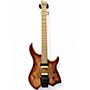 Used Goc Materia Spalted maple Natural Solid Body Electric Guitar Natural