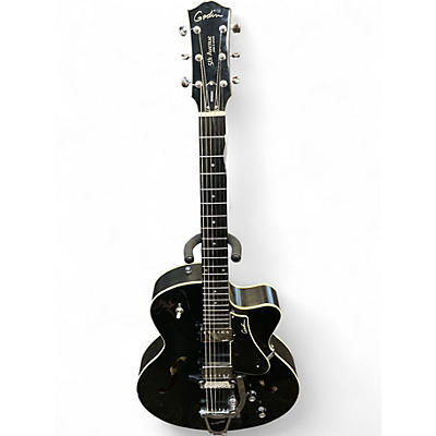 Used Godin 5TH AVENUE UPTOWN Black Hollow Body Electric Guitar