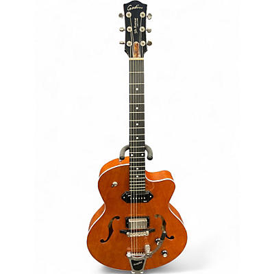 Used Godin 5TH AVENUE UPTOWN CUSTOM HAVANA BROWN Hollow Body Electric Guitar