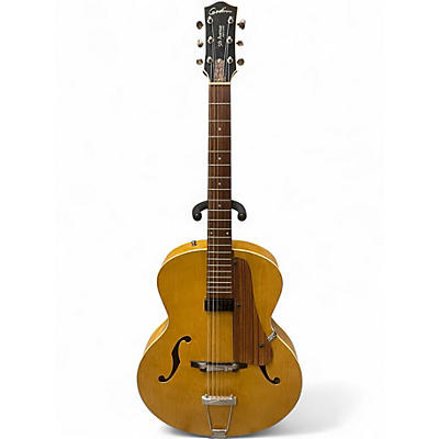 Used Godin 5TH Avenue SG Natural Acoustic Electric Guitar