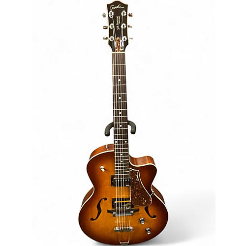 Used Godin 5th Ave 2 Color Sunburst Hollow Body Electric Guitar 2 Color Sunburst