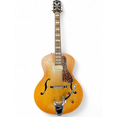 Used Godin 5th Avenue Jumbo P-Rails Harvest Gold Hollow Body Electric Guitar