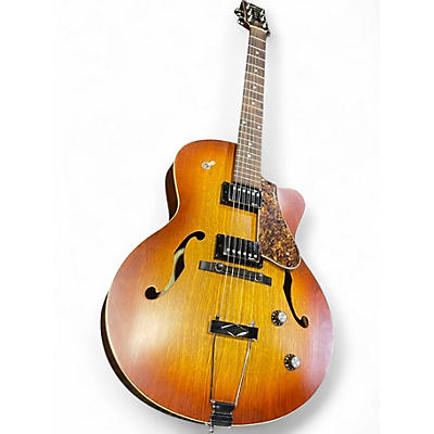 Used Godin 5th Avenue Kingpin II 2 Color Sunburst Hollow Body Electric Guitar