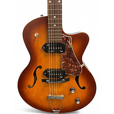Used Godin 5th Avenue Kingpin II COGNAC BURST Hollow Body Electric Guitar