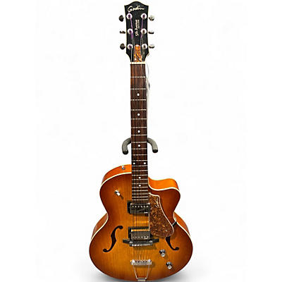 Used Godin 5th Avenue Kingpin II Walnut Hollow Body Electric Guitar