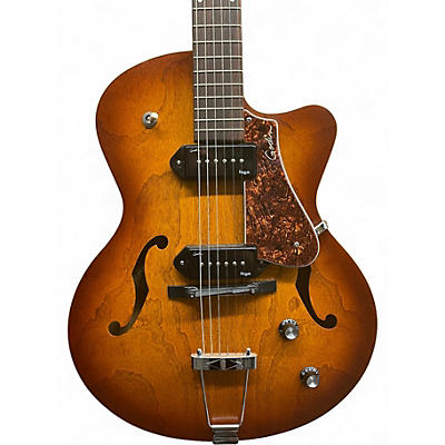 Used Godin 5th Avenue Kingpin II cognac burst Hollow Body Electric Guitar
