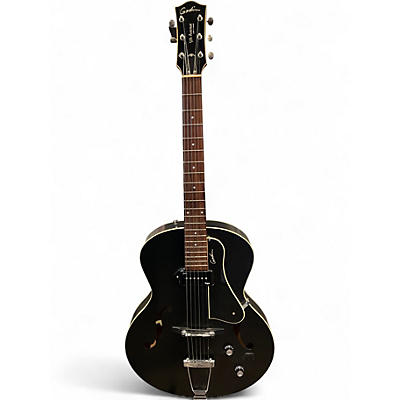 Used Godin 5th Avenue Kingpin P90 Black Hollow Body Electric Guitar