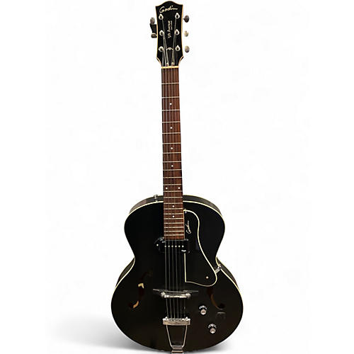 Used Godin 5th Avenue Kingpin P90 Black Hollow Body Electric Guitar Black