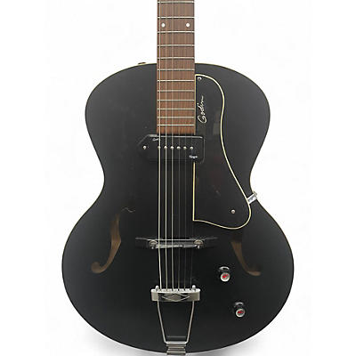 Used Godin 5th Avenue Kingpin P90 Black Hollow Body Electric Guitar