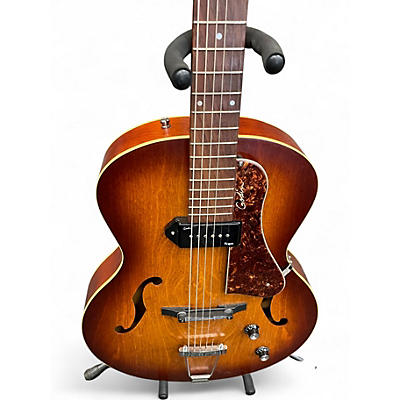 Used Godin 5th Avenue Kingpin P90 COGNAC BURST Hollow Body Electric Guitar