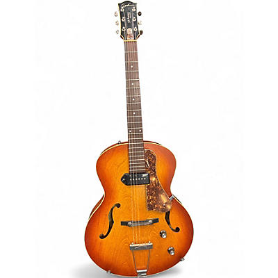 Used Godin 5th Avenue Kingpin P90 Cognac Burst Hollow Body Electric Guitar