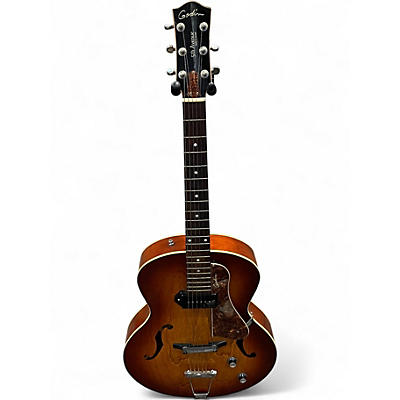 Used Godin 5th Avenue Kingpin P90 Cognac Burst Hollow Body Electric Guitar