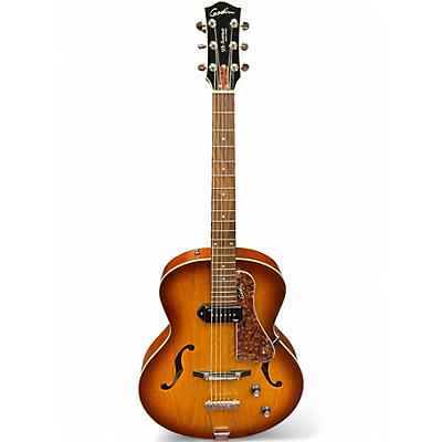 Used Godin 5th Avenue Kingpin P90 Cognac Burst Hollow Body Electric Guitar