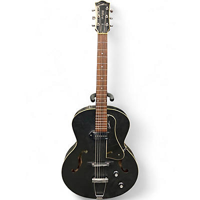 Used Godin 5th Avenue Kingpin P90 Flat Black Hollow Body Electric Guitar