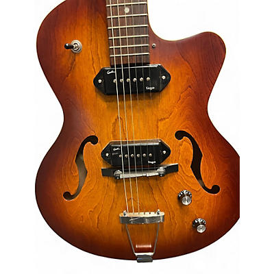 Used Godin 5th Avenue Kingpin P90 Sunburst Hollow Body Electric Guitar