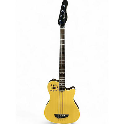 Used Godin A4 SA Natural Electric Bass Guitar