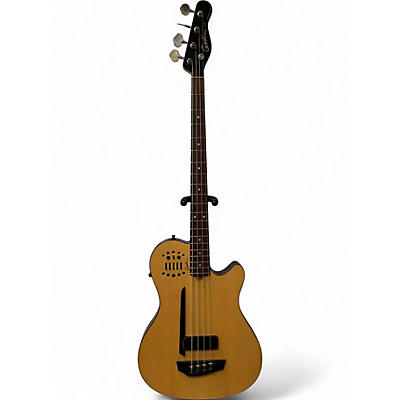 Godin A4 Ultra Fretless Bass Guitar - Natural | Sweetwater