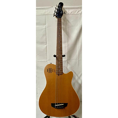 Used Godin A5 Natural Electric Bass Guitar