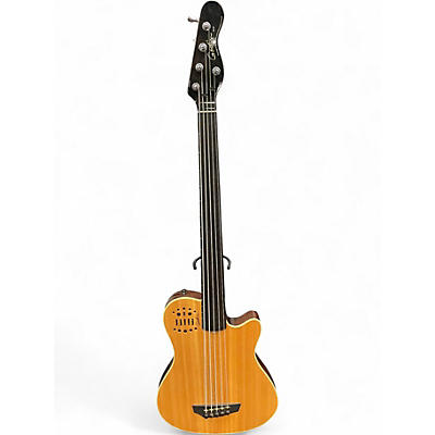 Used Godin A5 Ultra 5 String Natural Acoustic Bass Guitar