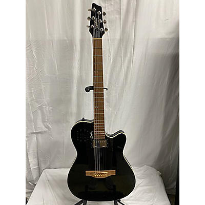 Godin Used Godin A6 Ultra Black Acoustic Electric Guitar