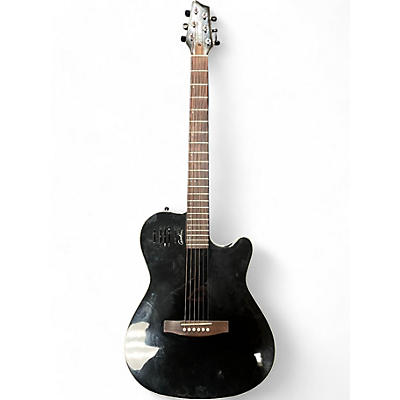 Godin Used Godin A6 Ultra Black Acoustic Electric Guitar