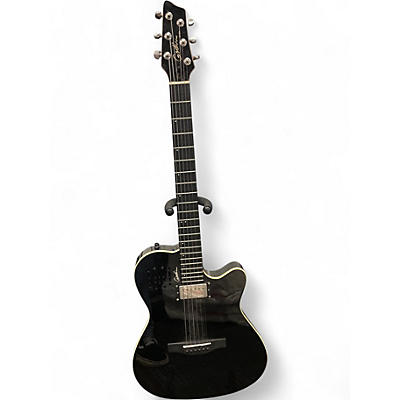 Used Godin A6 Ultra Black Acoustic Electric Guitar