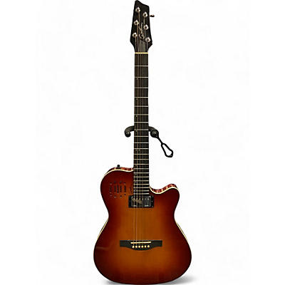 Used Godin A6 Ultra Honey Burst Acoustic Electric Guitar