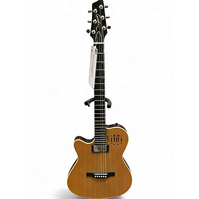 Used Godin A6 Ultra Left Handed Natural Acoustic Electric Guitar
