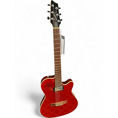 Used Godin A6 Ultra Red Acoustic Electric Guitar