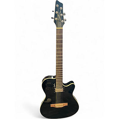 Used Godin A6 Ultra black Acoustic Electric Guitar