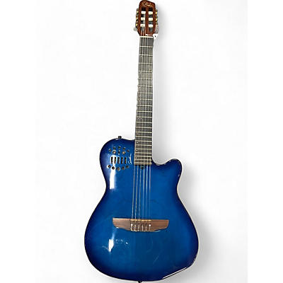 Used Godin ACS Multiac sa blue frog Acoustic Electric Guitar