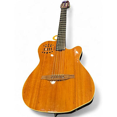 Used Godin ACS SA Multiac Koa Natural Classical Acoustic Electric Guitar